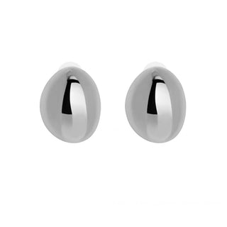 Salt Oval Earrings