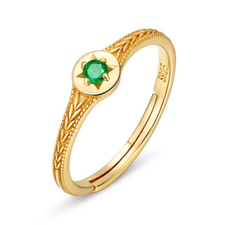 Callie Emerald Ring